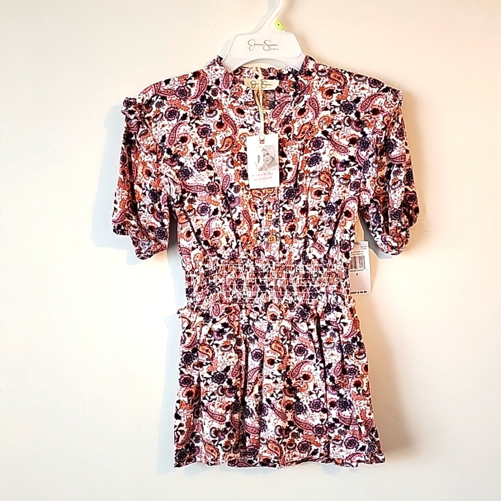 Jessica Simpson Girls Paisley Dress Size 4
